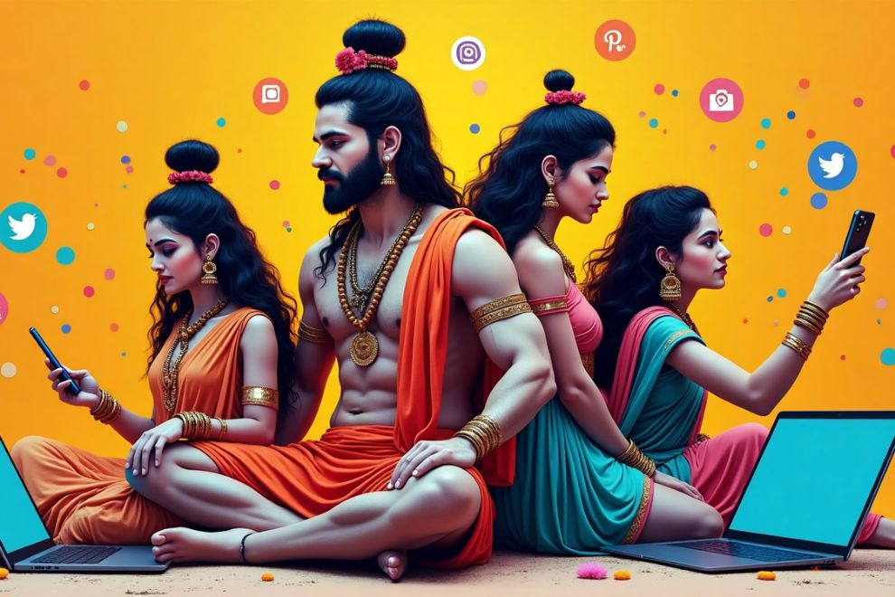 Blogs 17 What If the Mahabharat Happened on Social Media? (A Raw, Modern Reimagination)